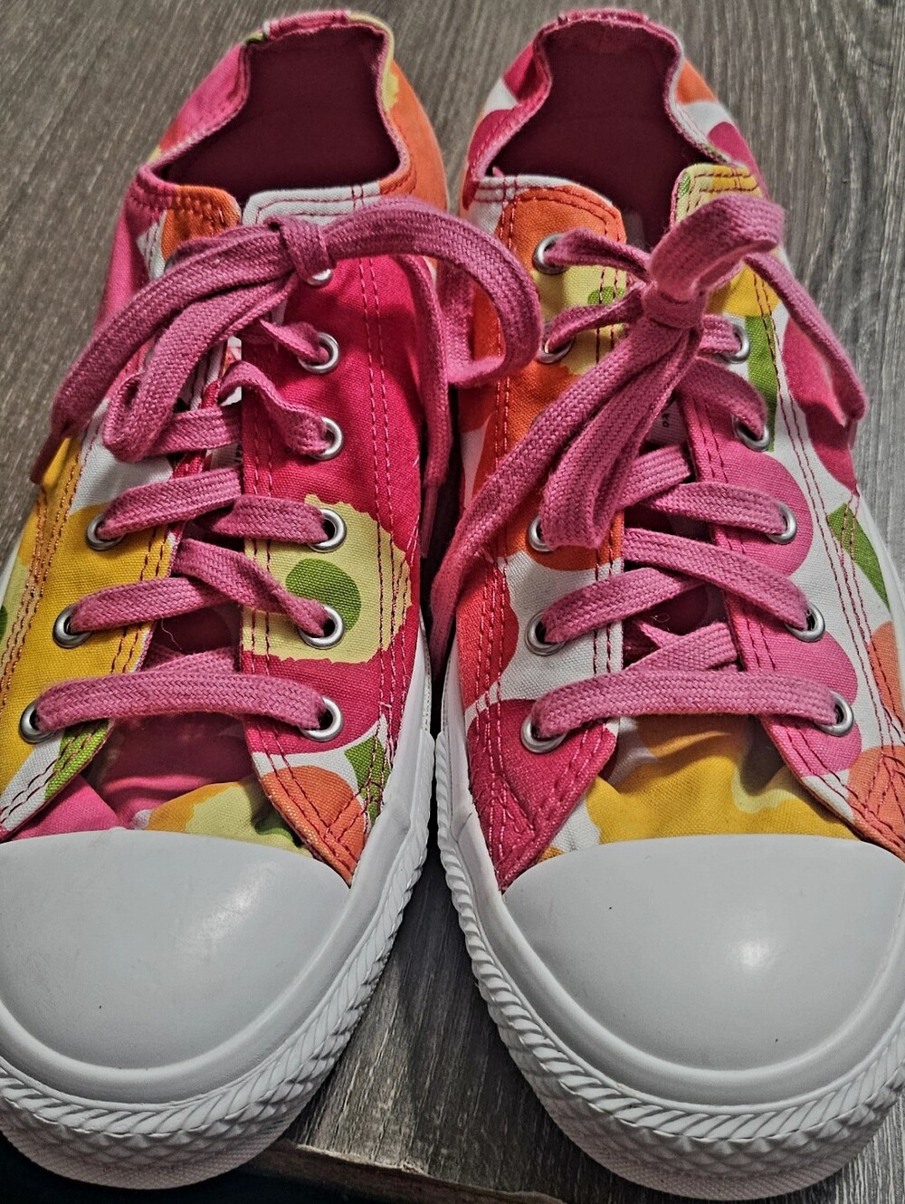 Womens Converse X Marimekko Allstar Multi Color Floral Sneakers Size 7